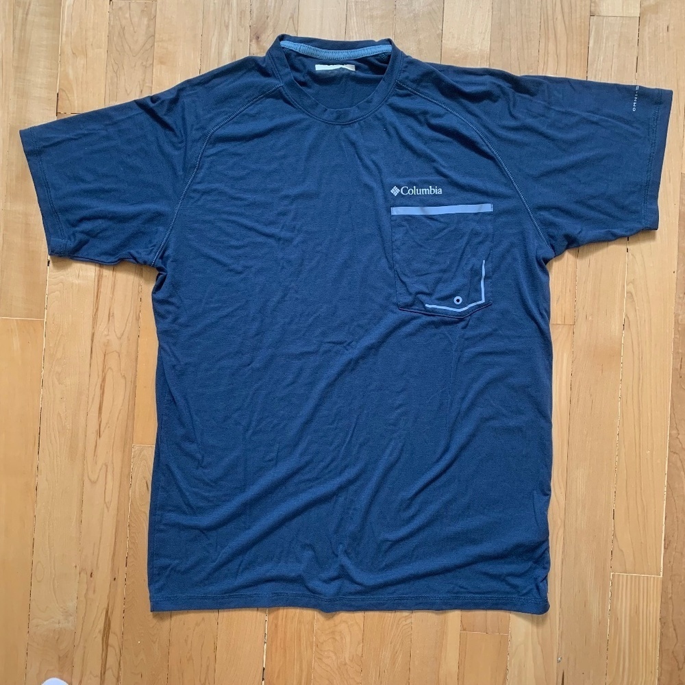 Blue Columbia Tee Size Small